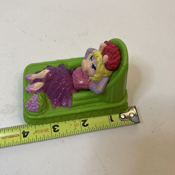 1995 Hasbro Miss Piggy Rocking Toy Green Rocker Grapes - Picture 4 of 4